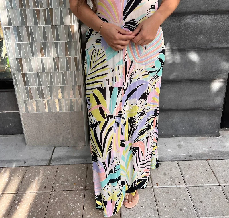 Sale On Sale Rhea Halter Maxi Dress In Cancun