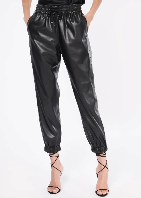 Seasonal Style Discounts Dalton Vegan Leather Pant In Black