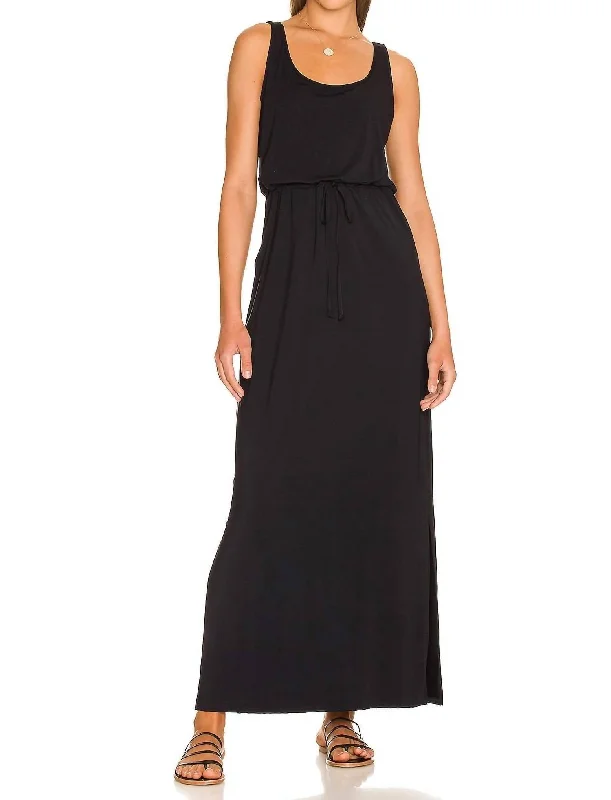 Best Online Boutiques Butter Maxi Dress In Black