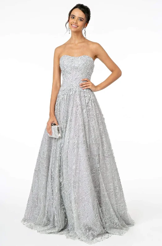 Holiday Attire Sale Elizabeth K - GL2921 Embellished Strapless Sweetheart A-Line Gown