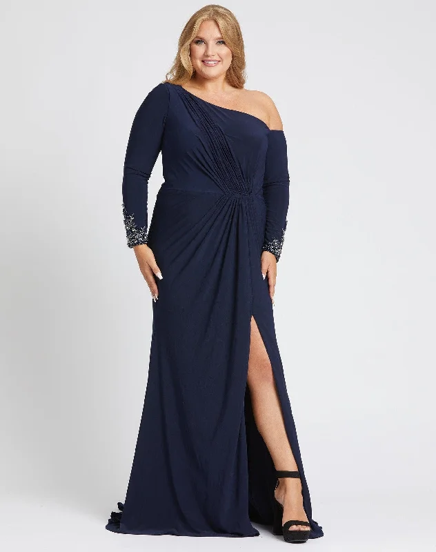 Odd Size Clearance Sale Mac Duggal 67242 Long Plus Size Formal Dress