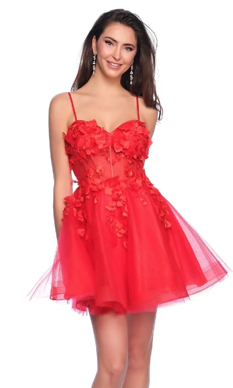 Best Online Clothing Boutiques Dave and Johnny Short Red Floral Hoco Dress 11726