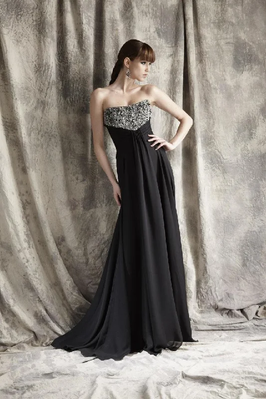 Browse Our Top Products Theia - Strapless Sequined Long Gown 881301