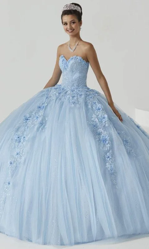 Shop Our Looks Fiesta Gowns - 56432 Strapless Embellished Ballgown