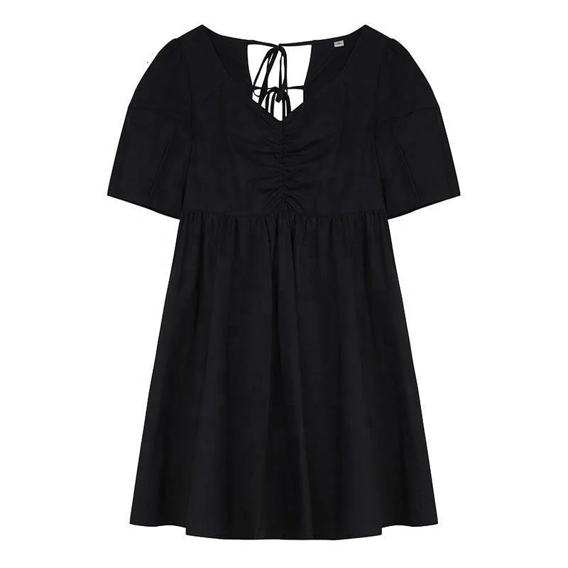 Holiday Gift Guide Sale Light Weight Loose Elegant Summer Mini Dress