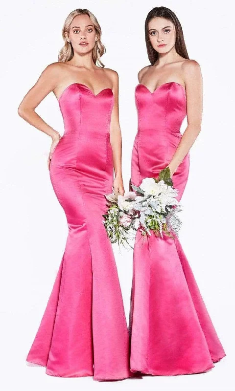 Sales For Clothes Ladivine 8792 - Strapless Seamed Prom Gown