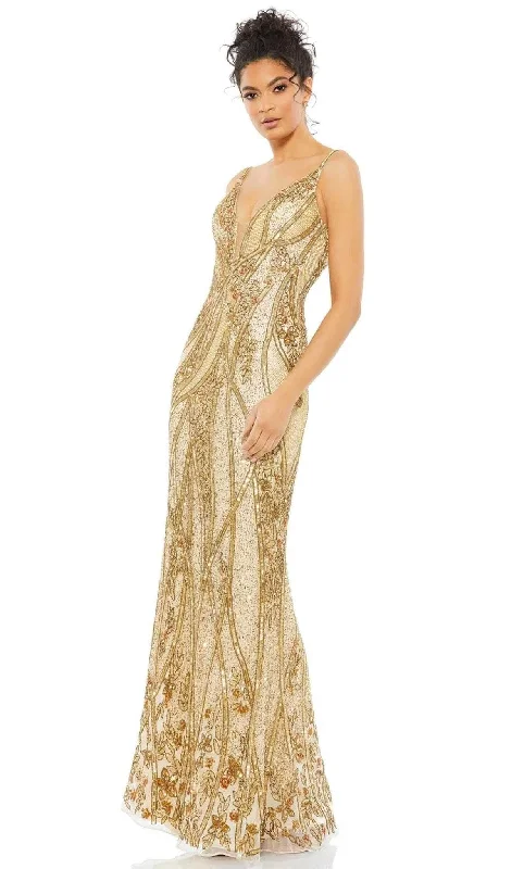 Absurdly Cheap Sale Mac Duggal 5517 - Embellished Sheath Evening Gown