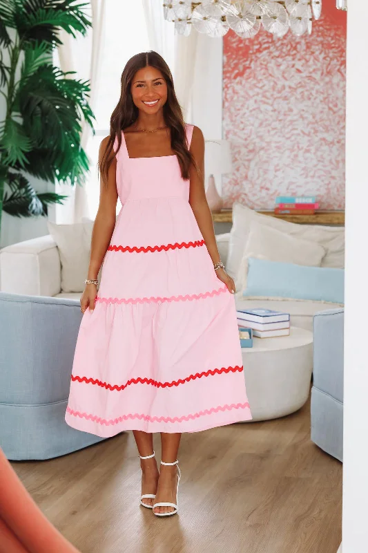 Must Haves Pink Is Fine By Me Maxi Dress - Pink