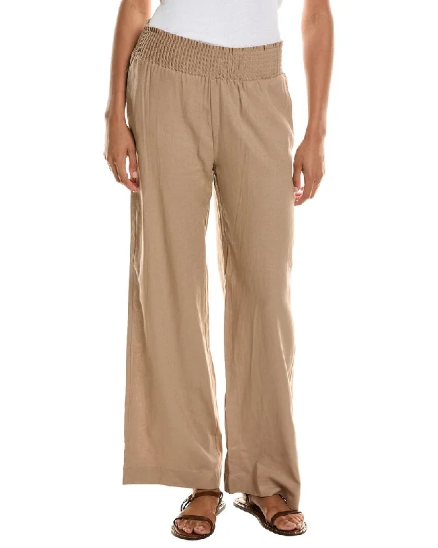 Women's Clothing Online Sale LUXE ALWAYS Linen-Blend Pant