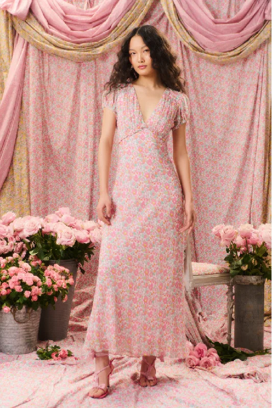 Fashionista Favorites Pricilla Liberty Fabric Maxi Dress