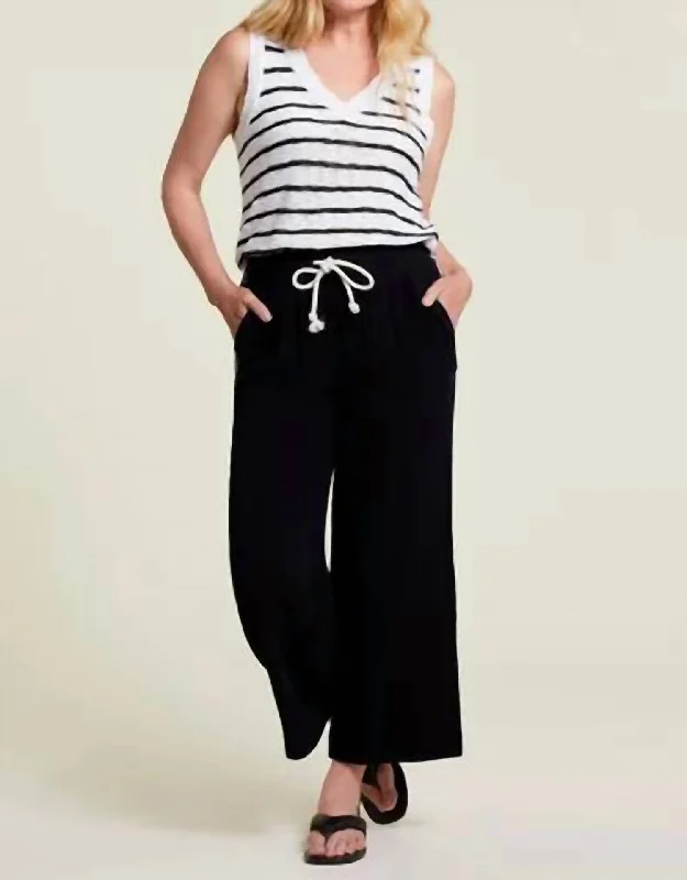 Women's Clothing Online Wide Leg Pants In Black