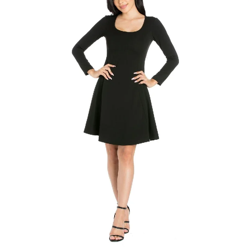 Low Price Special Womens Wideneck Knee Midi Dress