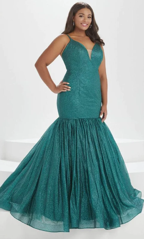 Trendy Boutique Online Tiffany Designs by Christina Wu 16047 - Glittered Mermaid Evening Gown