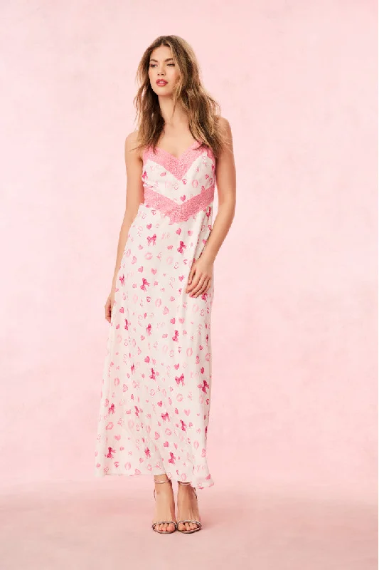 New Arrival Discount Serita Valentine Maxi Dress