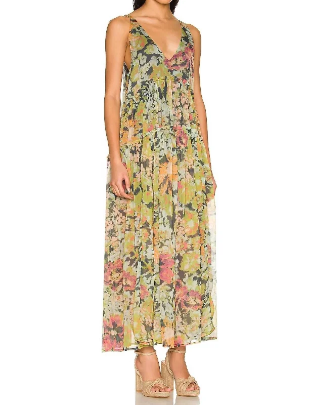 Clothing Online Julianna Maxi Dress In Misty Combo