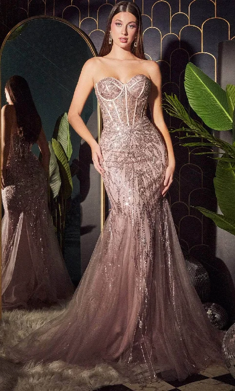 Special Offers, Don't Miss Cinderella Divine CB116 - Strapless Mermaid Gown with Beaded Detailing