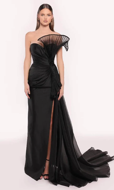 Clothing Store Tarik Ediz 98752 - Fan Bodice Evening Gown