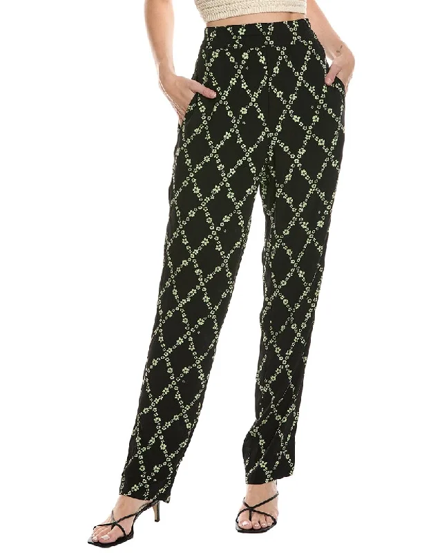 Seize Bargains GANNI Elasticated Mid Waist Pant