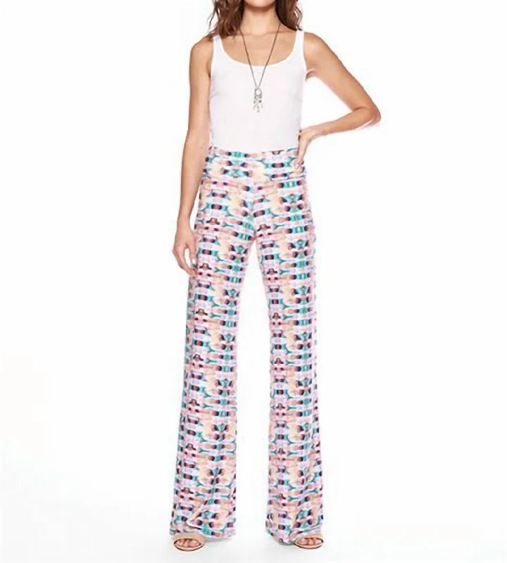 Must Haves Print Wide Leg Pants In Lesson