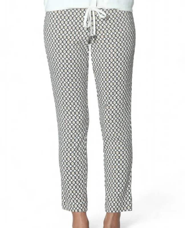 Flash Sale Now Side Slit Ankle Pant In Honeycomb