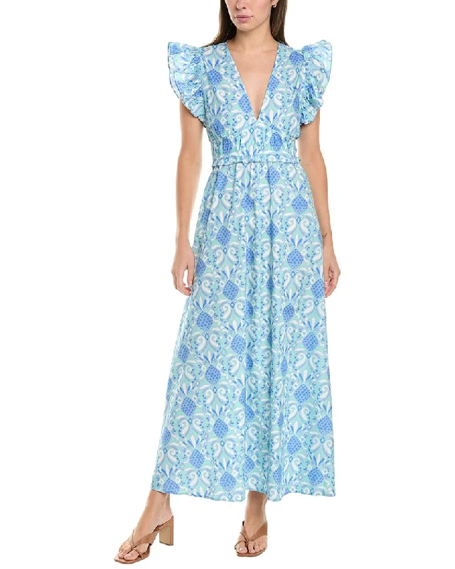 Limited Time Offers Sail to Sable Cap Sleeve Maxi Dress