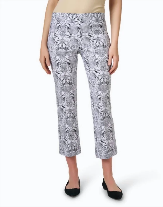 Budget Friendly Printmaker Pull On Pant In Black/white