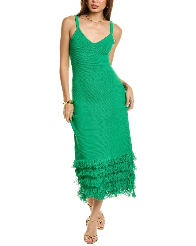 Women’s Clothes for All-Day Comfort and Style AMUR Decker Fringe Midi Dress