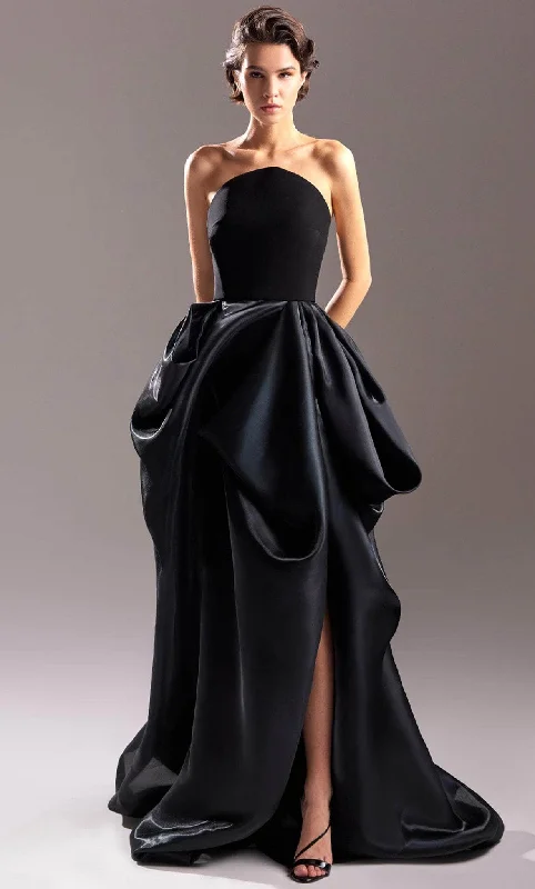 Sale Event, Prices Rock MNM Couture G1509 - Strapless Draped Evening Gown