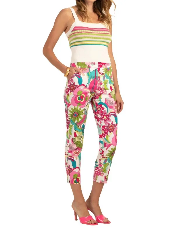 Casual Fashion Moss 2 Pant In Pink Multi