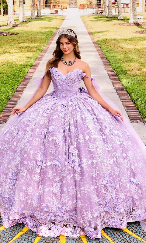 Limited Stock, Big Sale 3D Floral Quinceanera Dress: Princesa PR30135