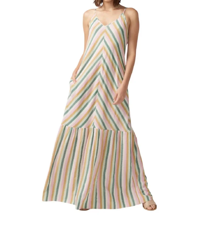 Athleisure Wear Amelia Maxi Dress In Multi