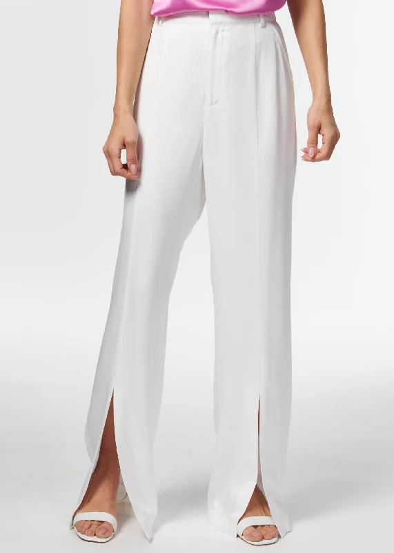 Affordable Online Boutiques Amelie Twill Pant In White