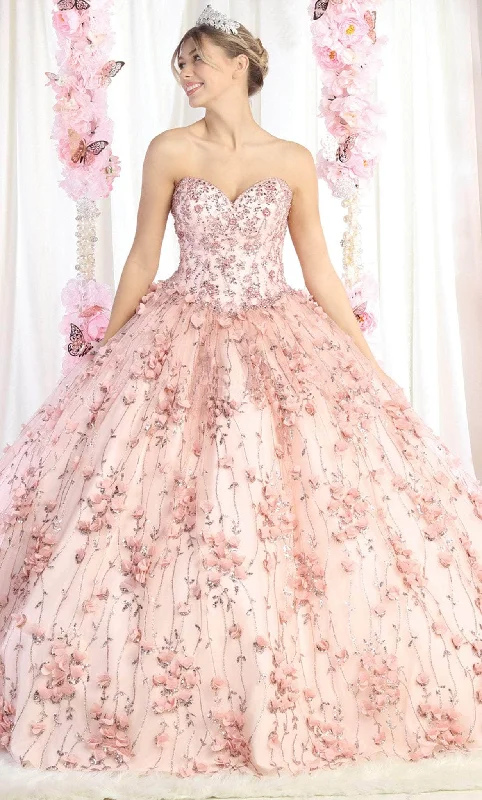 Big Savings May Queen LK190 - Strapless Quinceanera Ballgown