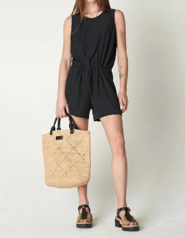 Daily Deals Dressy Shorts Jumpsuit In Black