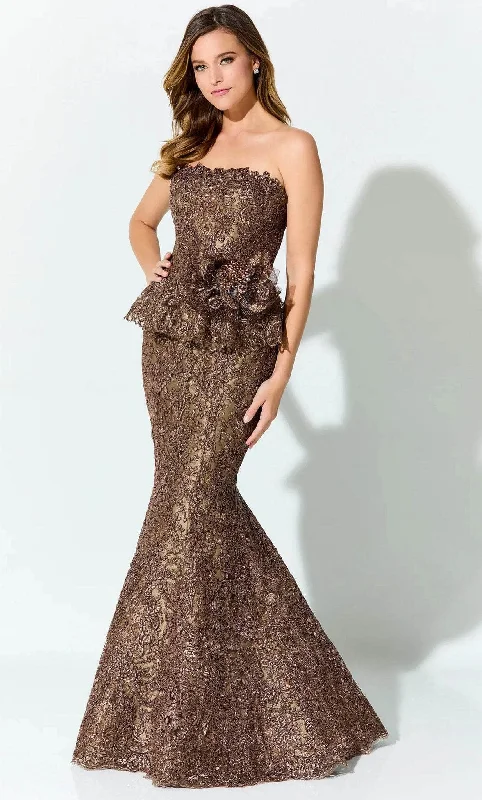 Vintage Inspired Fashion Sale Ivonne D ID921 - Embroidered Mermaid Evening Gown