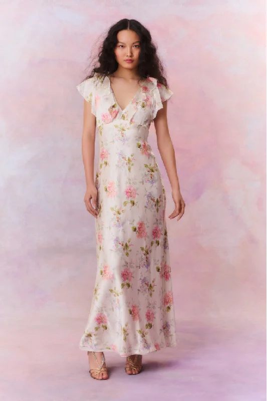 Seasonal Trends Kingley Heirloom V-Neck Maxi Dress