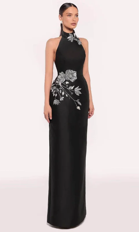 Clothes Of Woman Tarik Ediz 98834 - Bejeweled Halter Evening Gown