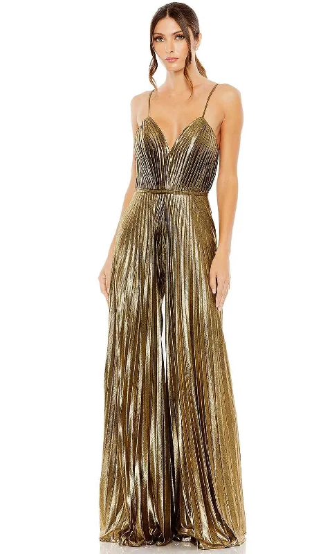 Limited Stock, Big Sale Ieena Duggal 27143 - Sleeveless Pleated Jumpsuit