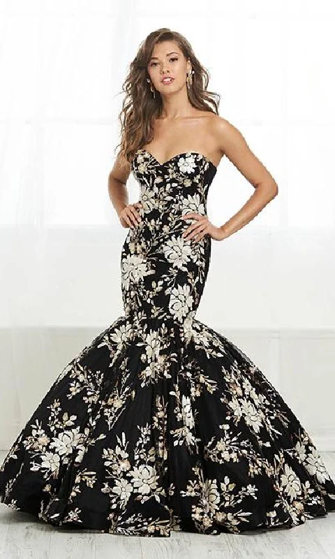 Limited Time Special Offer Floral Print Mermaid Prom Dress: Tiffany 16415