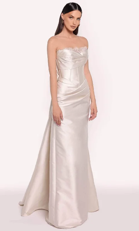 Women's Clothes Tarik Ediz 98763 - Bow Paneled Evening Gown