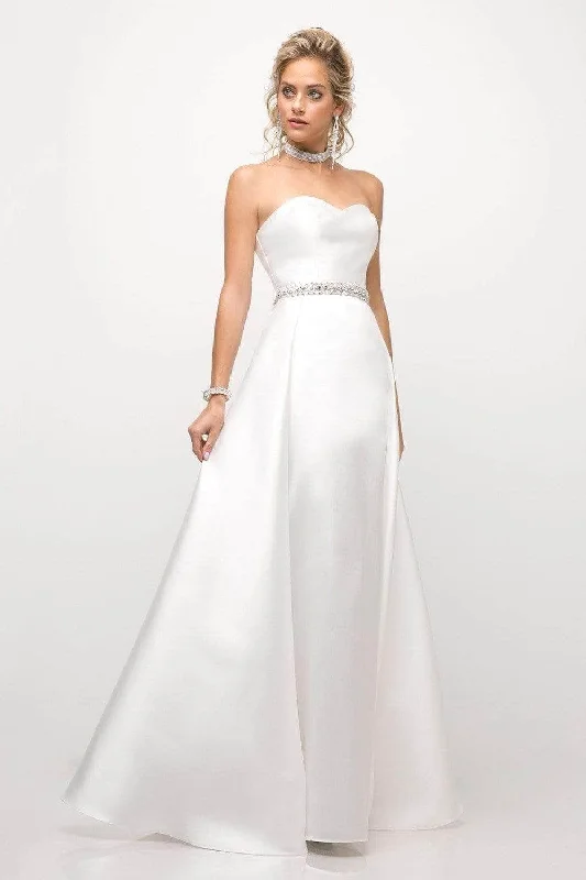 Best Clearance Sales Right Now Ladivine UT253 - Strapless Mikado Gown with overskirt