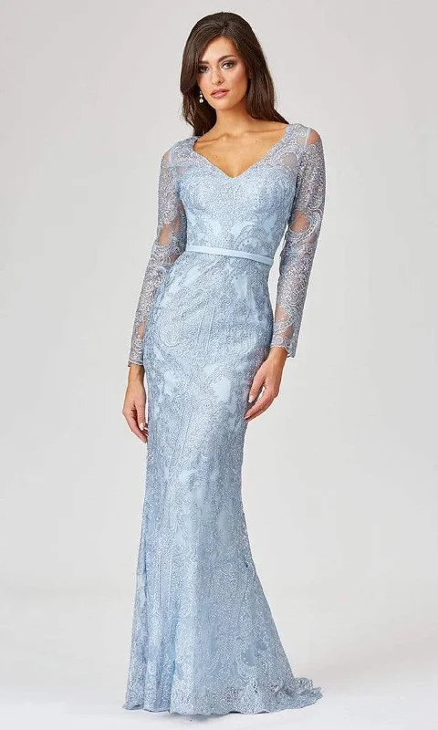 Eclectic Fashion Lara Dresses - 29466 Sheer Beaded Lace Sheath Gown