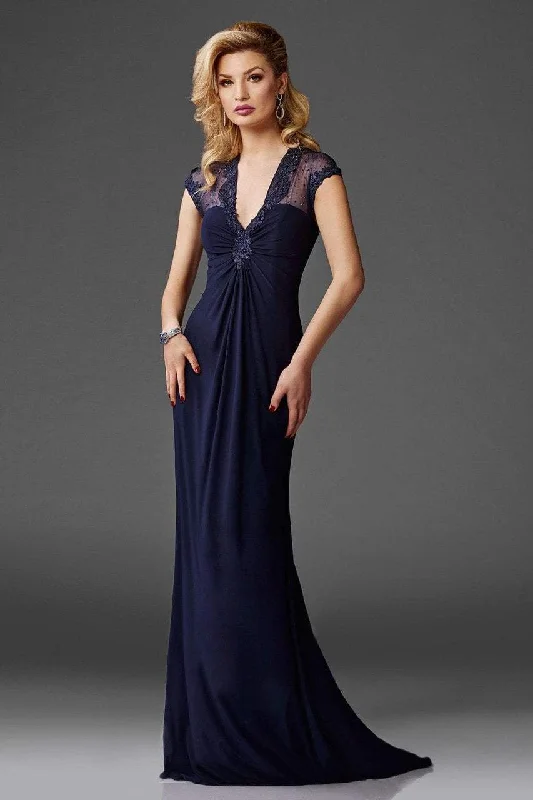 Best Seller Clarisse - M6412 Embellished V Neck Evening Gown