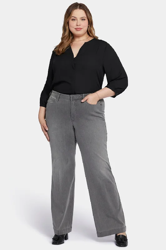 Evening Elegance Teresa Wide Leg Jeans In Plus Size - Parade