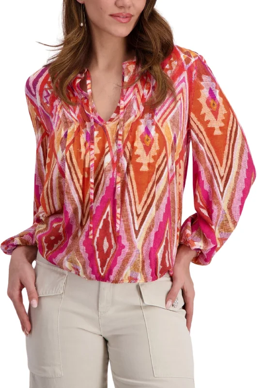 Limited Time Flash Sale 3/4 SLV BLOUSE - 408788MNR