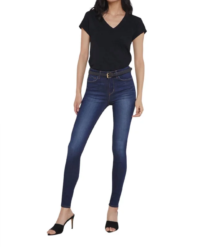 Shop Sale Items Denim Marguerite High Rise Skinny Jeans In Baltic