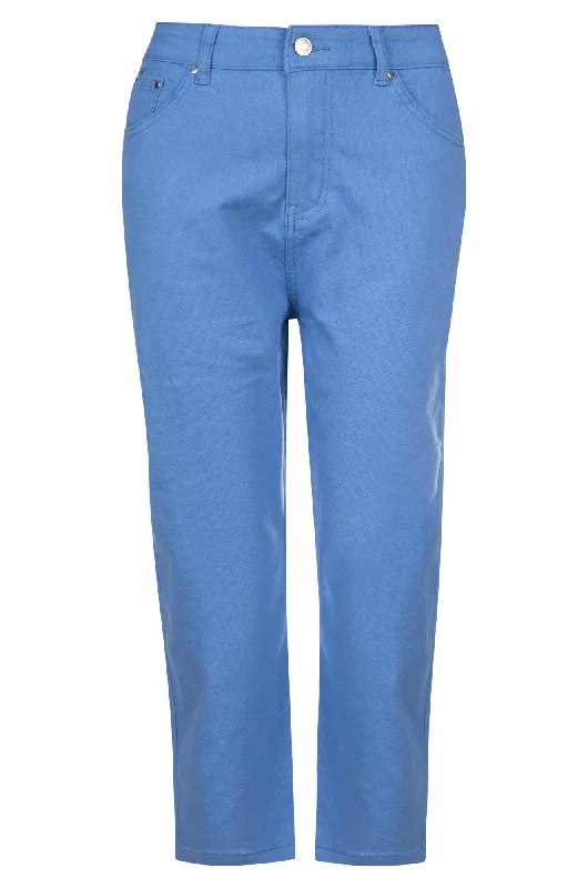 Clothing Woman Stretch Cotton blend MId Calf Jeans | SOFT BLUE | 6923A1