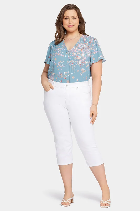 Unbeatable Prices Waist-Match™ Slim Straight Crop Jeans In Plus Size - Optic White