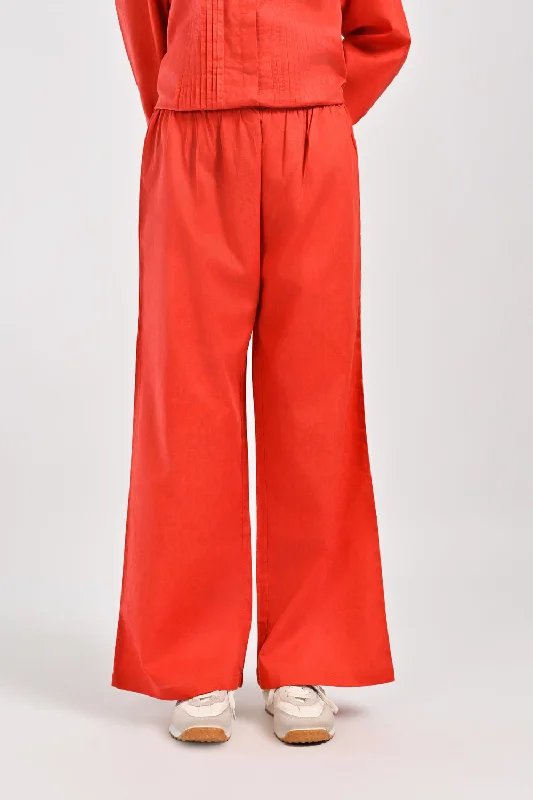 Casual Wear TEXTURED WIDE LEG PANTS