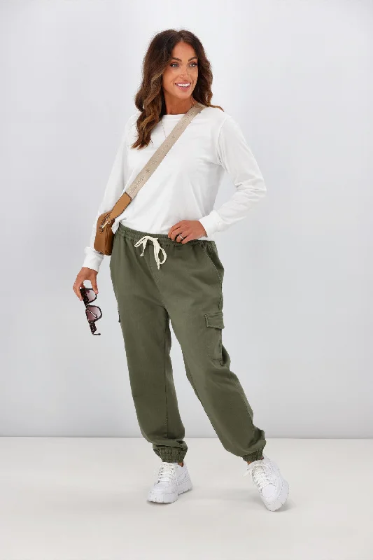 Style Streetwear Betty Basics Connecticut Cargo Jean Khaki